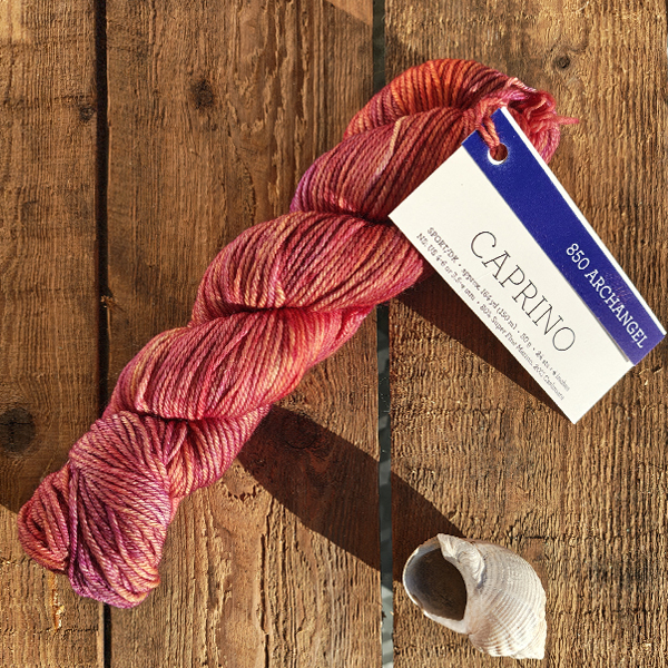 Wolle: "Caprino" / malabrigo -Nd 3.5 bis 4.5 - Merino mit Kaschmir - 50 g à 150 m - handgefärbt – Bild 4