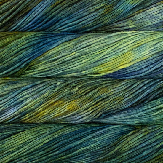 Wolle: "Worsted" / malabrigo - Nadel 5 bis 6.5 / reine Feinmerino - handgefärbt - 100 g à 192 m – Bild 42