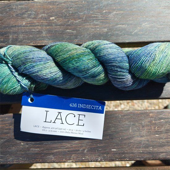 Wolle: "Lace" / malabrigo - Baby Merinowolle mulesingfrei, handgefärbt - 50 g à 430 m - Nd 2-3.5 – Bild 24