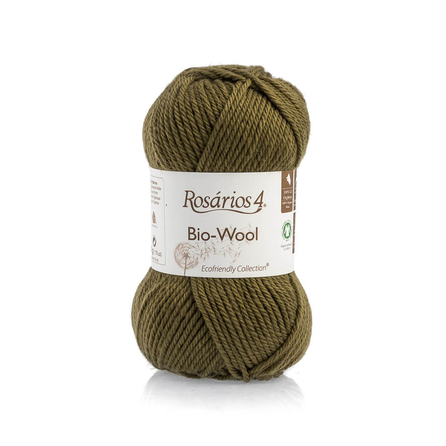 Wolle: "Bio Wool" / Rosários4 - Nadel 5-5.5 / GOTS zertifiziert - 50 g à 82 m – Bild 10