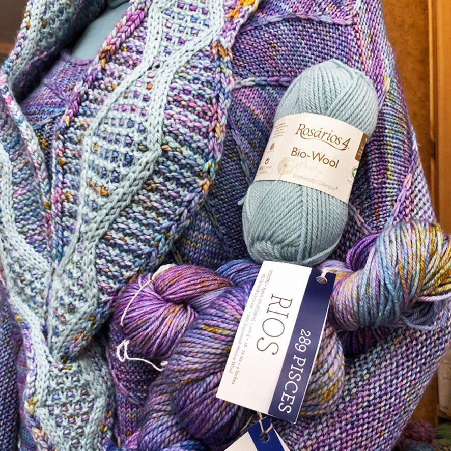 Wolle: "Bio Wool" / Rosários4 - Nadel 5-5.5 / GOTS zertifiziert - 50 g à 82 m – Bild 31