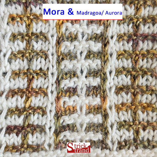 Wolle: "Mora" / malabrigo - 2.25-2.75 / reine edle Maulbeeer-Seide, handgefärbt - 50 g à 205 m – Bild 25