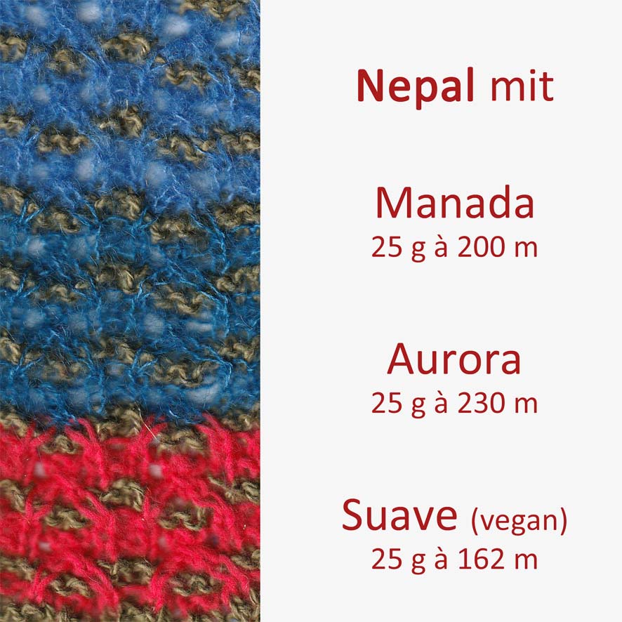 Wolle: "Nepal" / Pascuali - Nd 3-4 / Baumwolle / Leinen/ (Brennnessel) - 50 g à 180 m – Bild 40
