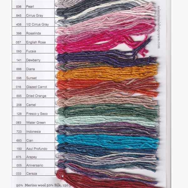 Wolle: "Silky Merino" / malabrigo - Nd 4-5.5 / Seide & Merino / 50 g à 137 m - handgefärbt – Bild 52