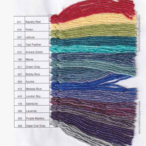 Wolle: "Silky Merino" / malabrigo - Nd 4-5.5 / Seide & Merino / 50 g à 137 m - handgefärbt – Bild 50