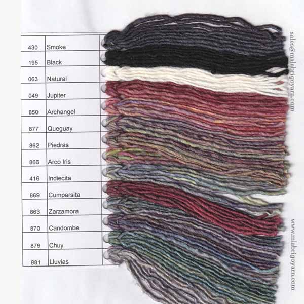 Wolle: "Silky Merino" / malabrigo - Nd 4-5.5 / Seide & Merino / 50 g à 137 m - handgefärbt – Bild 51