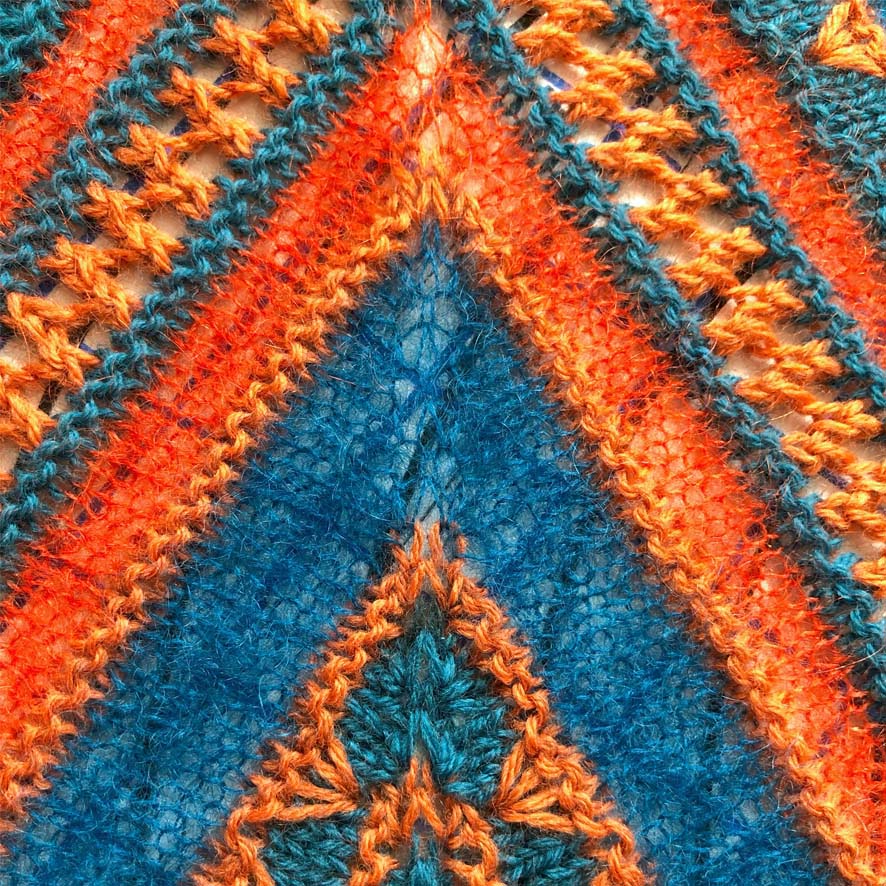 Wolle: "Aurora" / Rosários4 - Kid Mohair mit Seide - Nadel 3.5 bis ? - Flauschgarn - 25 g à 210 m – Bild 2