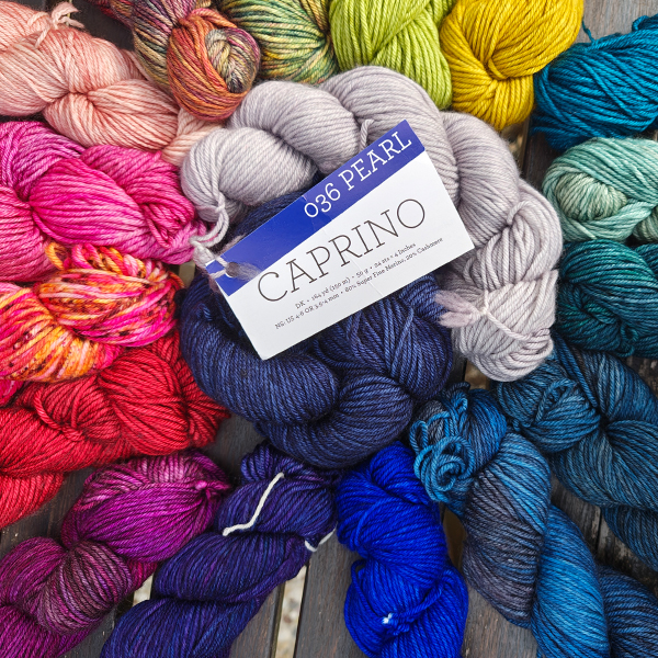 Wolle: "Caprino" / malabrigo -Nd 3.5 bis 4.5 - Merino mit Kaschmir - 50 g à 150 m - handgefärbt