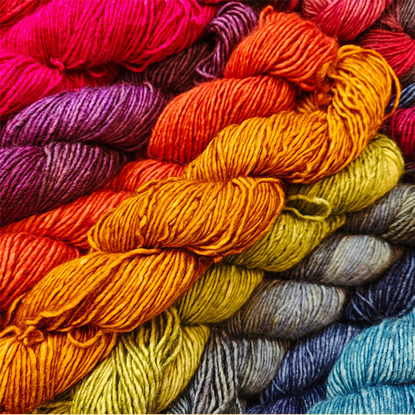 Wolle: "Silky Merino" / malabrigo - Nd 4-5.5 / Seide & Merino / 50 g à 137 m - handgefärbt