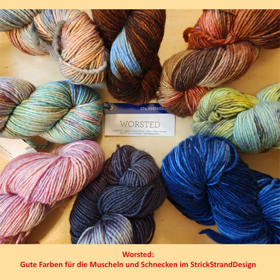 Wolle: "Worsted" / malabrigo - Nadel 5 bis 6.5 / reine Feinmerino - handgefärbt - 100 g à 192 m – Bild 63