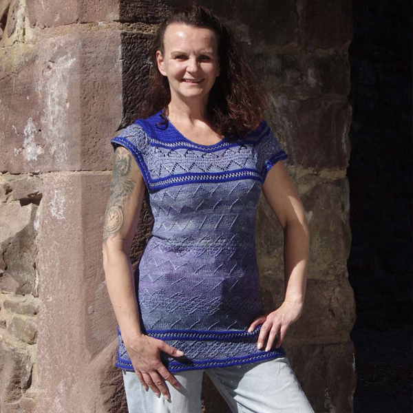 Wolle: "Caprino" / malabrigo -Nd 3.5 bis 4.5 - Merino mit Kaschmir - 50 g à 150 m - handgefärbt – Bild 4