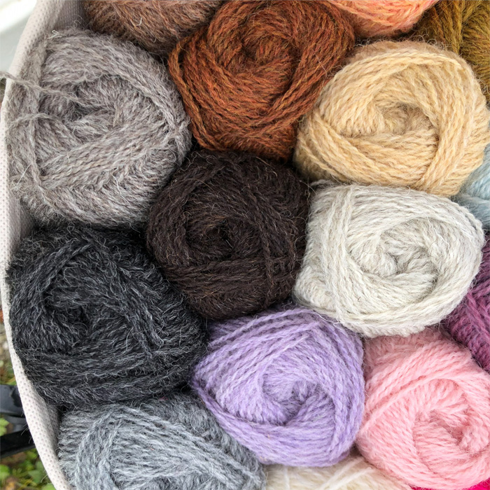 Wolle: "Pip Colourwork" / baa ram ewe - Nd 2.75-3.25 (4) - Britische Schafwolle - 25 g à 116 m – Bild 45