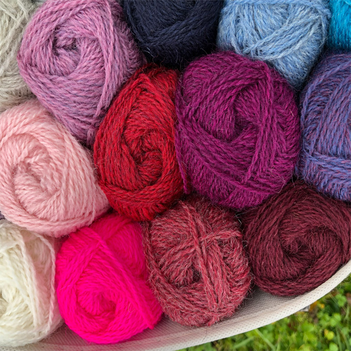 Wolle: "Pip Colourwork" / baa ram ewe - Nd 2.75-3.25 (4) - Britische Schafwolle - 25 g à 116 m – Bild 23