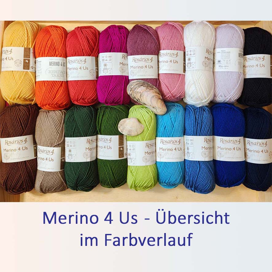 Wolle: "Merino 4 Us" / Rosários4 - Nd 3.5-4 / Merino mulesingfrei - superwash - 50 g à 125 m – Bild 12