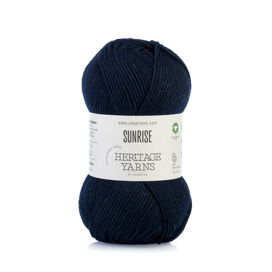 Wolle: "Atlântico" / "Sunrise" Rosários4 - Baumwolle (mit Lysell aus Seetang) GOTS zertifiziert - 100 g = ca 180/ 150 m – Bild 3