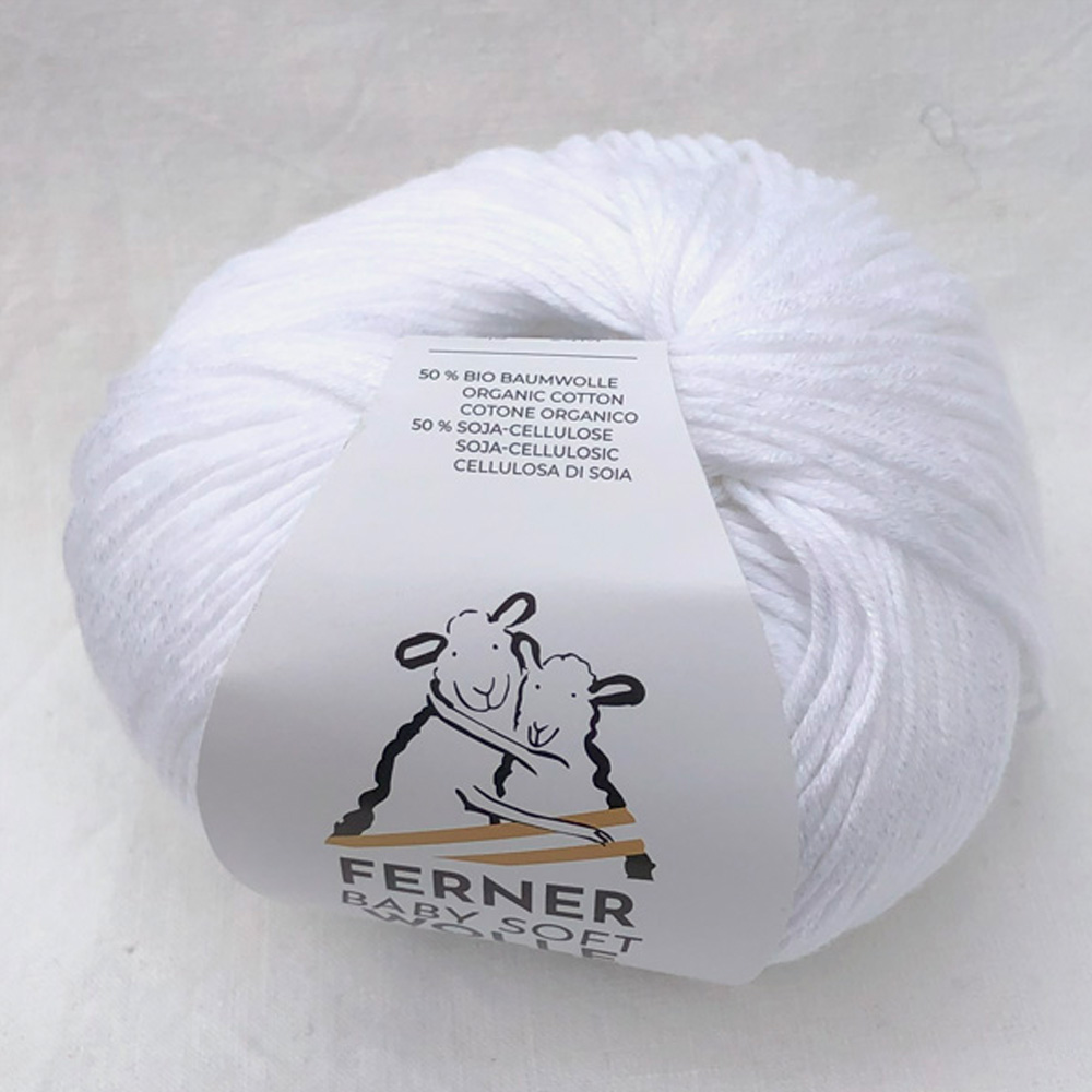 Wolle: "Baby soft" / Ferner - Nadel 3-3,5 - Bio Baumwolle & Soja - 50 g à 135 m - veganes Sockengarn – Bild 30