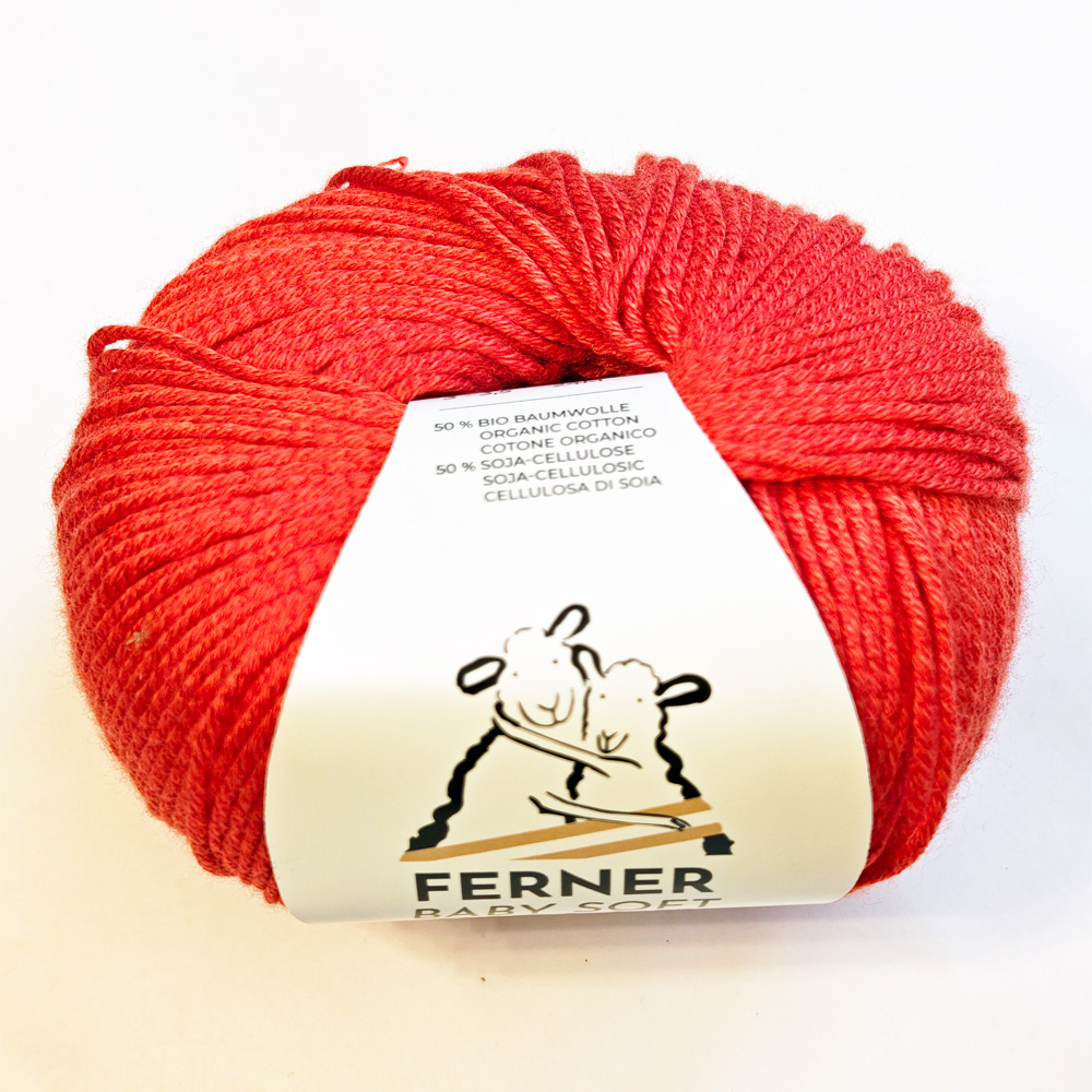 Wolle: "Baby soft" / Ferner - Nadel 3-3,5 - Bio Baumwolle & Soja - 50 g à 135 m - veganes Sockengarn – Bild 18