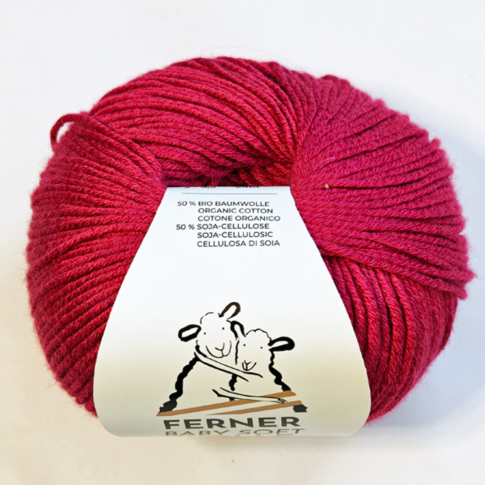 Wolle: "Baby soft" / Ferner - Nadel 3-3,5 - Bio Baumwolle & Soja - 50 g à 135 m - veganes Sockengarn – Bild 19