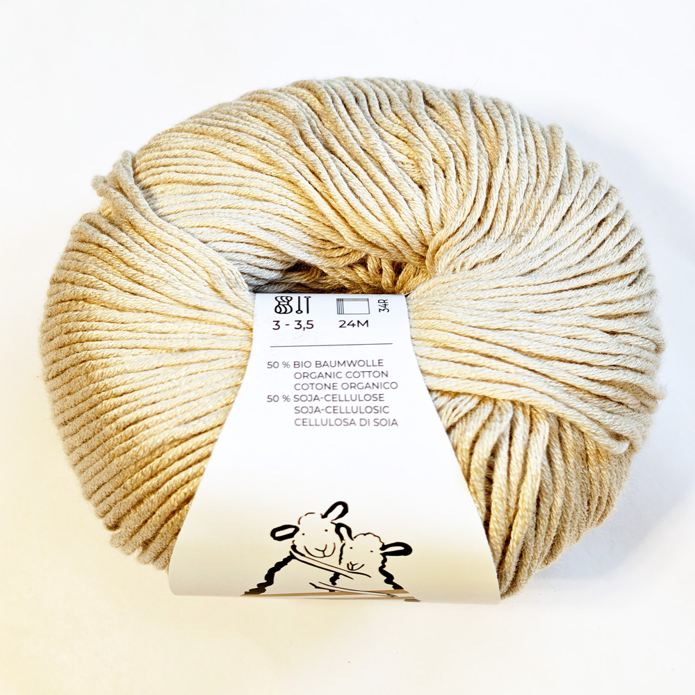 Wolle: "Baby soft" / Ferner - Nadel 3-3,5 - Bio Baumwolle & Soja - 50 g à 135 m - veganes Sockengarn – Bild 28