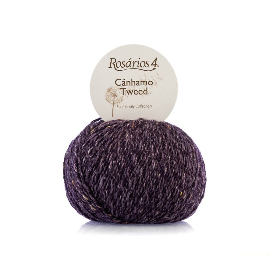 Wolle: "Cânhamo Tweed" / Rosários4 - Merino mulesingfrei/ Alpaca/ Hanf/ Viscose - Nadel 3.5-4 - 50 g à ca. 130 m – Bild 6