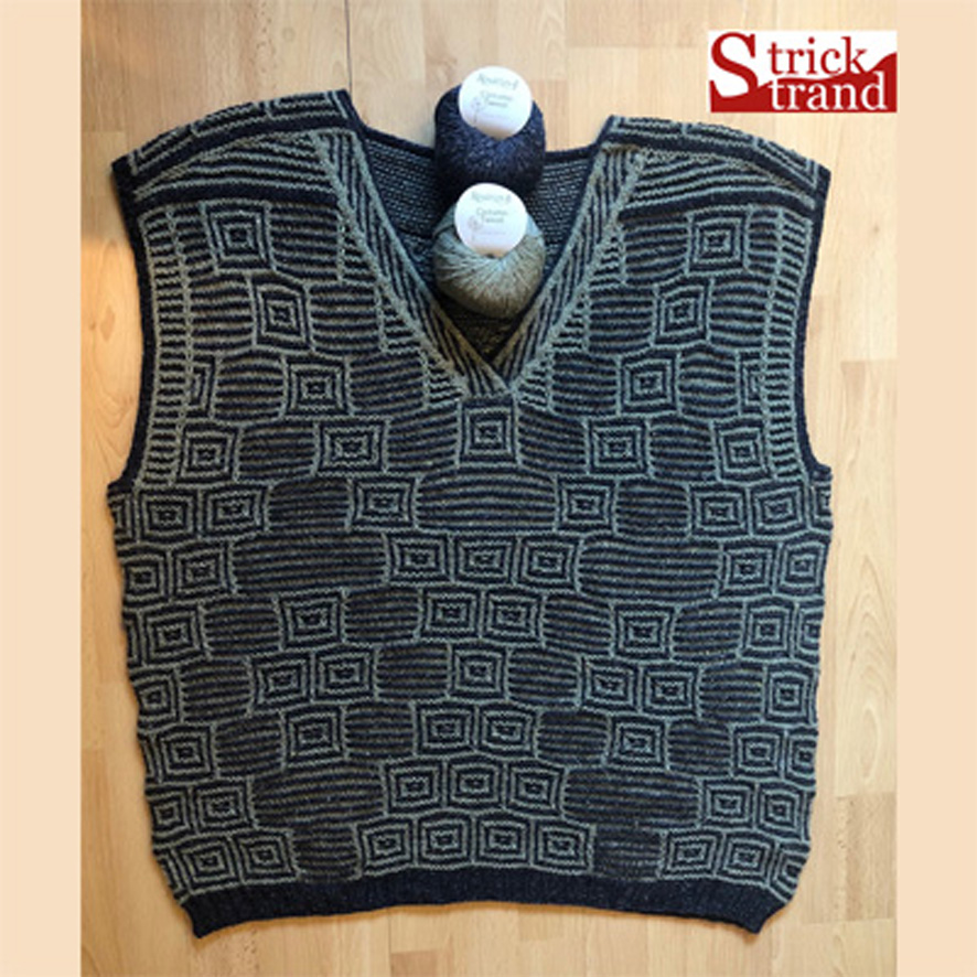 Wolle: "Cânhamo Tweed" / Rosários4 - Merino mulesingfrei/ Alpaca/ Hanf/ Viscose - Nadel 3.5-4 - 50 g à ca. 130 m – Bild 14