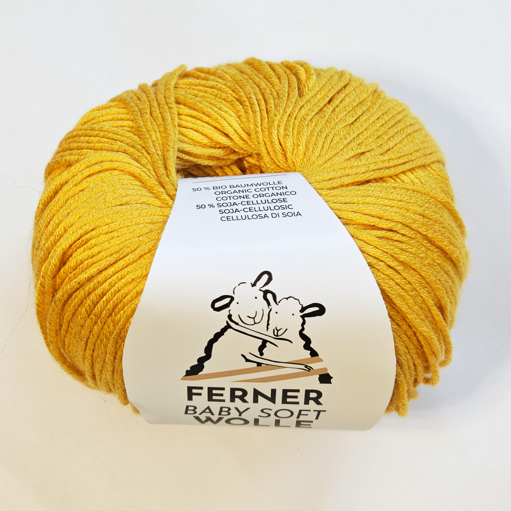 Wolle: "Baby soft" / Ferner - Nadel 3-3,5 - Bio Baumwolle & Soja - 50 g à 135 m - veganes Sockengarn – Bild 16