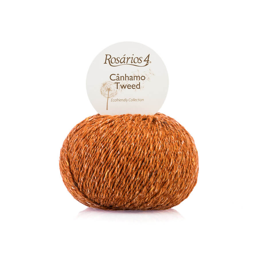 Wolle: "Cânhamo Tweed" / Rosários4 - Merino mulesingfrei/ Alpaca/ Hanf/ Viscose - Nadel 3.5-4 - 50 g à ca. 130 m – Bild 12