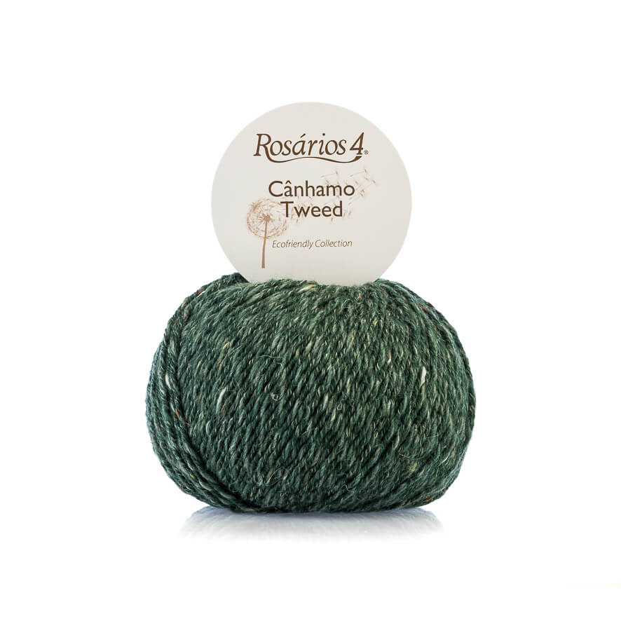 Wolle: "Cânhamo Tweed" / Rosários4 - Merino mulesingfrei/ Alpaca/ Hanf/ Viscose - Nadel 3.5-4 - 50 g à ca. 130 m – Bild 16