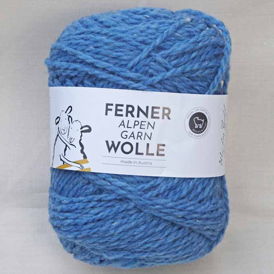 Wolle: "Alpengarn" / Ferner - Nd 4.5 bis 6 - Schafwolle von Alpenschafen - Janker/ Taschen/ Kissen - 100 g à 160 m – Bild 8