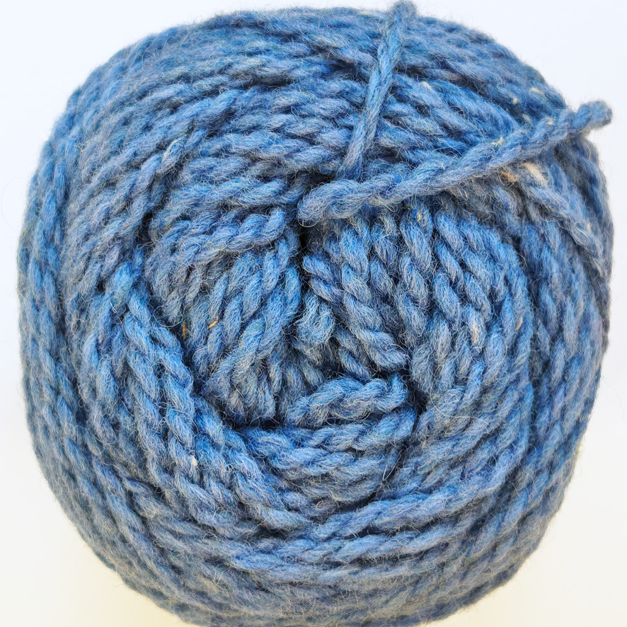 Wolle: "Alpengarn" / Ferner - Nd 4.5 bis 6 - Schafwolle von Alpenschafen - Janker/ Taschen/ Kissen - 100 g à 160 m – Bild 7
