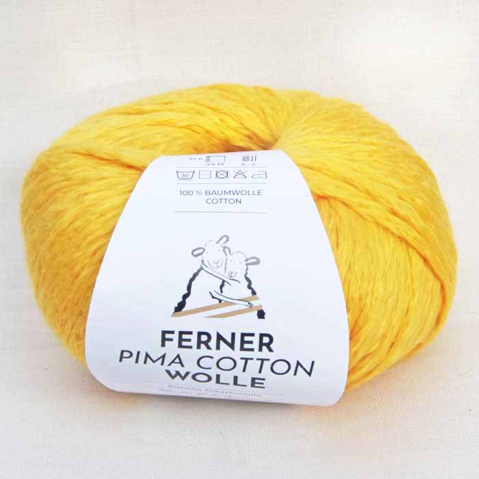 Wolle: "Pima Cotton" / Ferner / Nd 4-5 / Baumwolle - Flausch - 50 g à 110 m – Bild 13