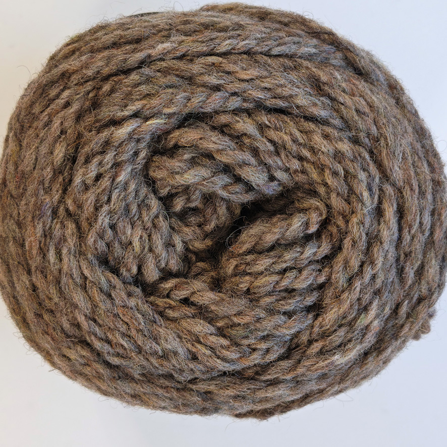 Wolle: "Alpengarn" / Ferner - Nd 4.5 bis 6 - Schafwolle von Alpenschafen - Janker/ Taschen/ Kissen - 100 g à 160 m – Bild 9