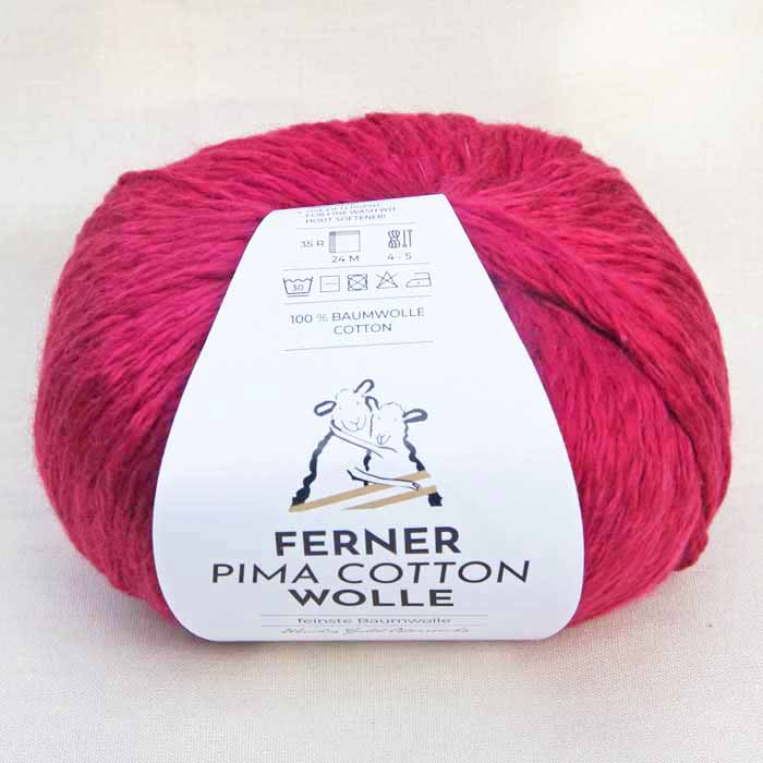 Wolle: "Pima Cotton" / Ferner / Nd 4-5 / Baumwolle - Flausch - 50 g à 110 m – Bild 10