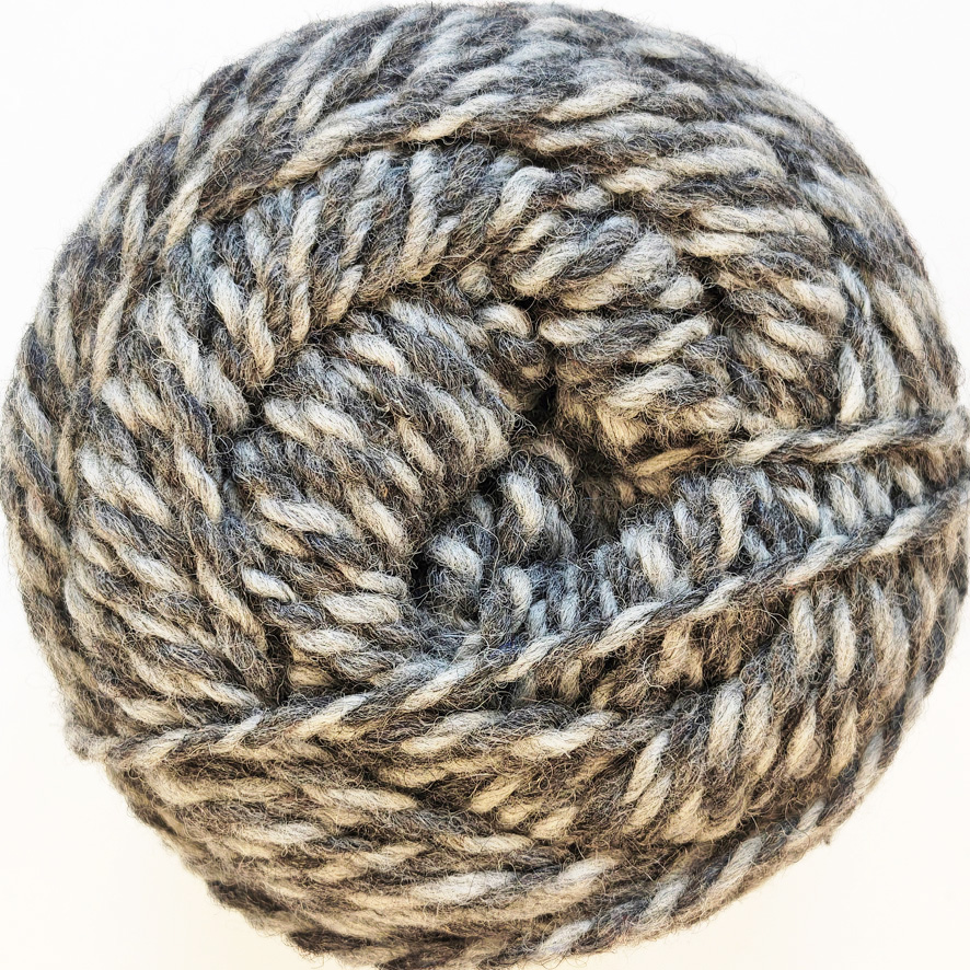 Wolle: "Alpengarn" / Ferner - Nd 4.5 bis 6 - Schafwolle von Alpenschafen - Janker/ Taschen/ Kissen - 100 g à 160 m – Bild 23