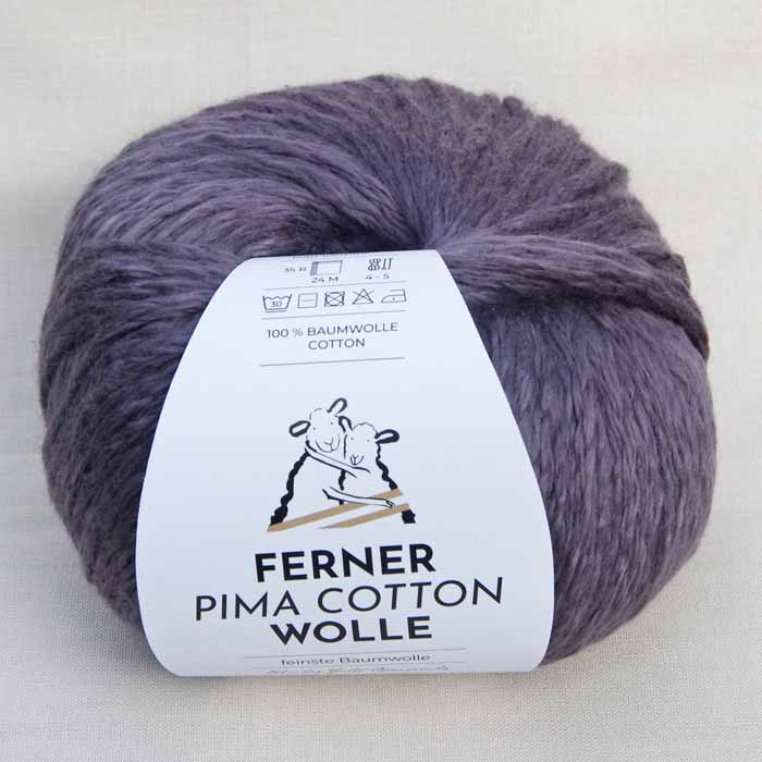 Wolle: "Pima Cotton" / Ferner / Nd 4-5 / Baumwolle - Flausch - 50 g à 110 m – Bild 5