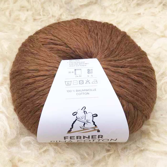 Wolle: "Pima Cotton" / Ferner / Nd 4-5 / Baumwolle - Flausch - 50 g à 110 m – Bild 4