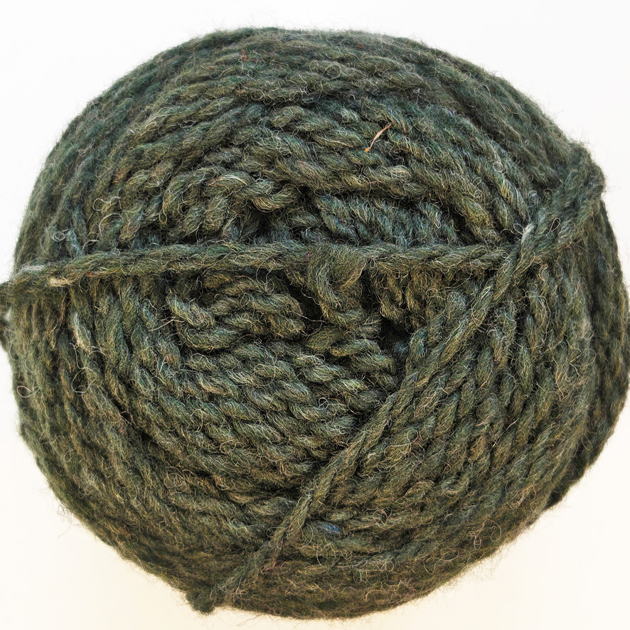 Wolle: "Alpengarn" / Ferner - Nd 4.5 bis 6 - Schafwolle von Alpenschafen - Janker/ Taschen/ Kissen - 100 g à 160 m – Bild 22
