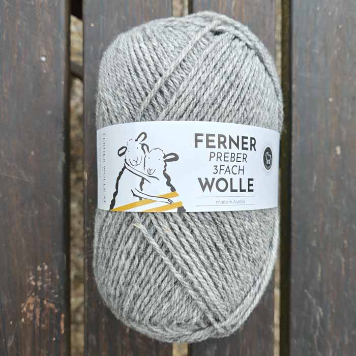 Wolle: "Preber 3fach" / Ferner - Nd 3-5 - traditionelles Allzweckgarn - österreichische Schafe - 100 g à 250 m – Bild 15
