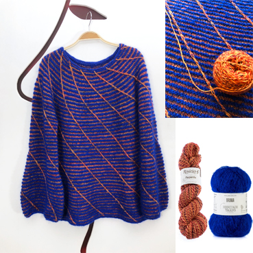 Wolle: "Piopardo" / Rosários4 - portugiesische Schafwolle - 50 g à 165 m - Nd 3-5 - buntes Garn - handbedruckt – Bild 2