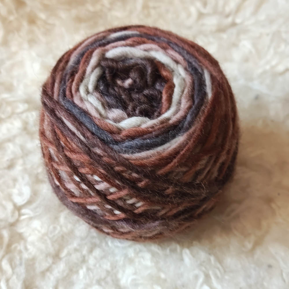 Wolle: "Bulky-Malkasten" - mit größerem Farbverlauf - (Filz)wolle - Nadel 7/8 - schnelle Projekte - ca. 100 g à 100 m – Bild 7