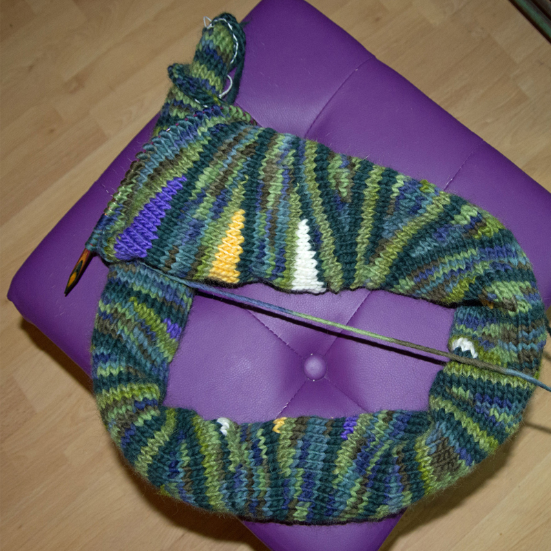 Wolle: "Bulky"-Malkasten - Multicolour - bunt - (Filz)wolle - Nadel 7/8 - schnelle Projekte - 50 g à 50 m – Bild 28