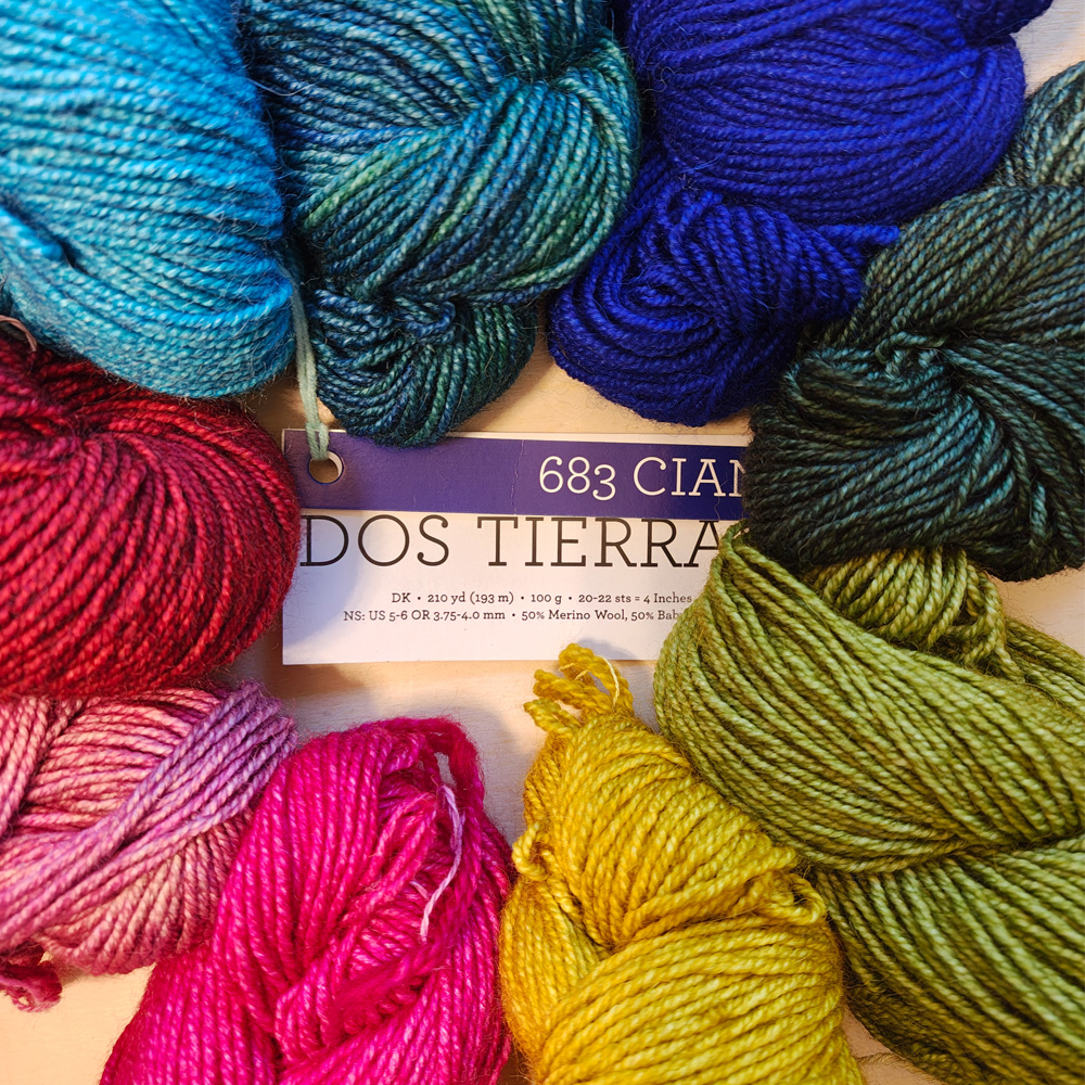 Wolle: "Dos Tierras" / malabrigo - Nd 3.75-4.5 - Alpaka & Merino - handgefärbt - 100 g à 193 m