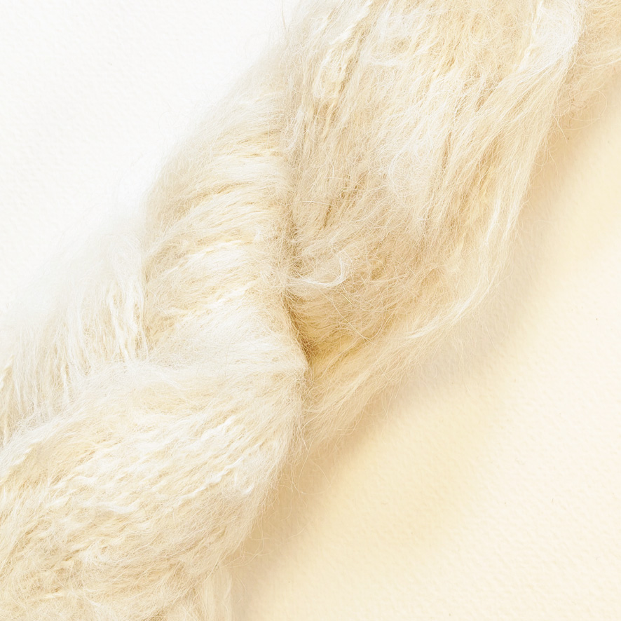 Wolle: "Brushed Suri" - Blue Sky - Fibers - Nd 3.5-8 - Alpaca/ Merino/ Bambus - Flausch - 50 g à ca 130 m – Bild 19
