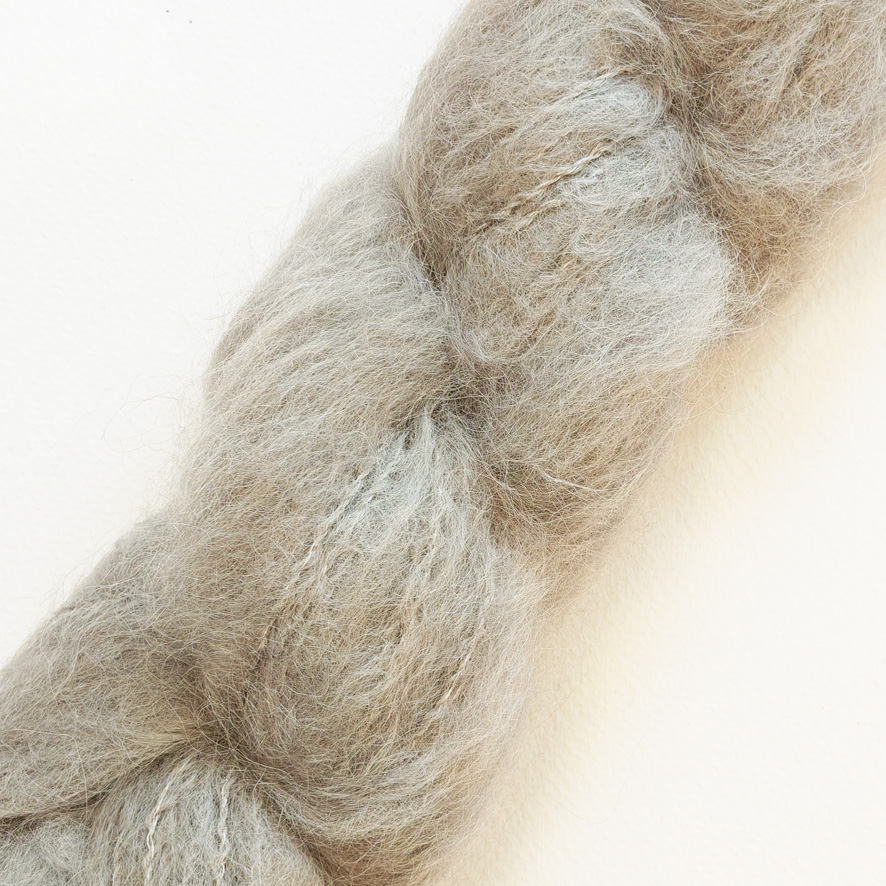 Wolle: "Brushed Suri" - Blue Sky - Fibers - Nd 3.5-8 - Alpaca/ Merino/ Bambus - Flausch - 50 g à ca 130 m – Bild 16