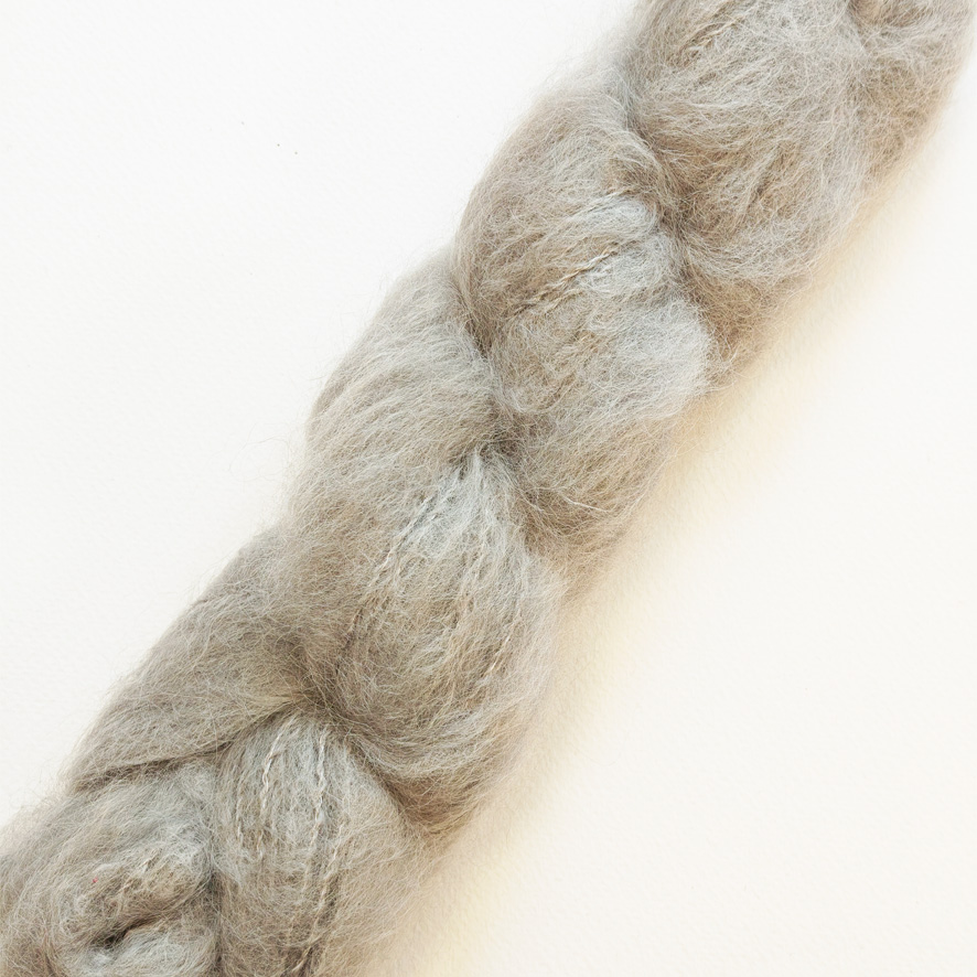 Wolle: "Brushed Suri" - Blue Sky - Fibers - Nd 3.5-8 - Alpaca/ Merino/ Bambus - Flausch - 50 g à ca 130 m – Bild 15