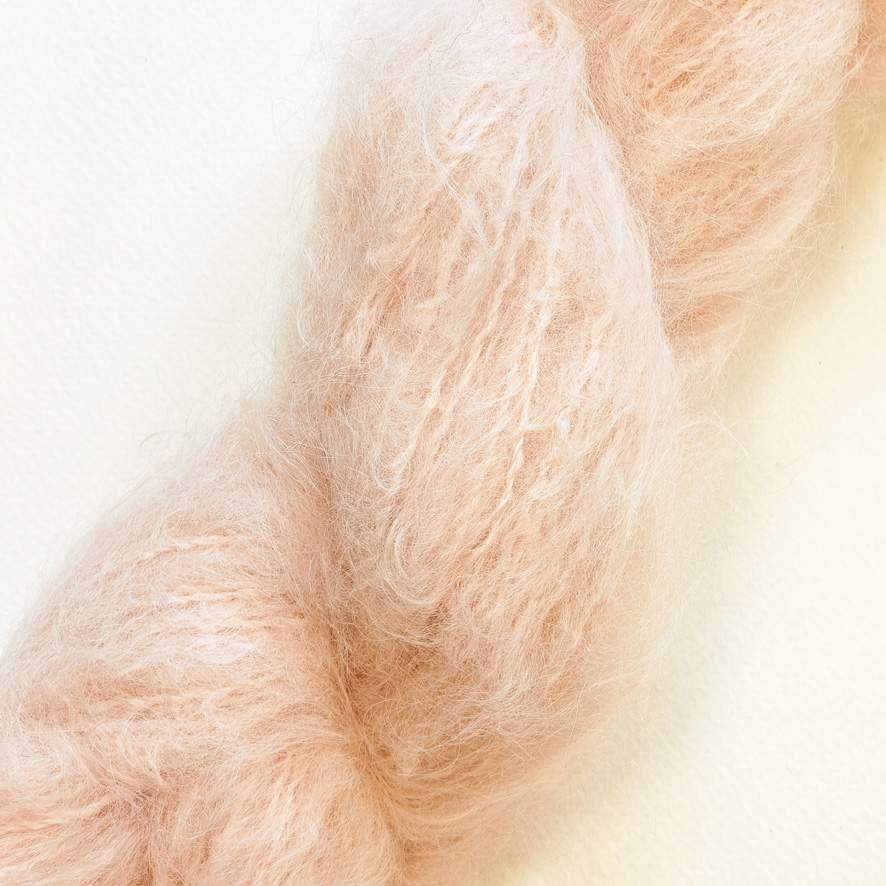 Wolle: "Brushed Suri" - Blue Sky - Fibers - Nd 3.5-8 - Alpaca/ Merino/ Bambus - Flausch - 50 g à ca 130 m – Bild 10