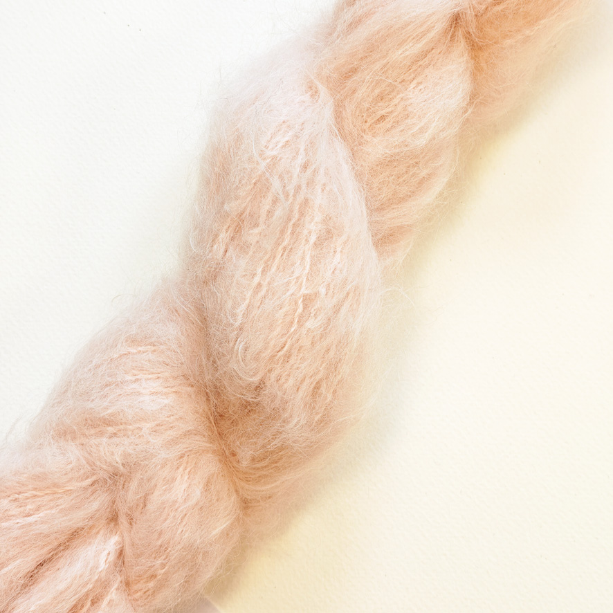 Wolle: "Brushed Suri" - Blue Sky - Fibers - Nd 3.5-8 - Alpaca/ Merino/ Bambus - Flausch - 50 g à ca 130 m – Bild 9