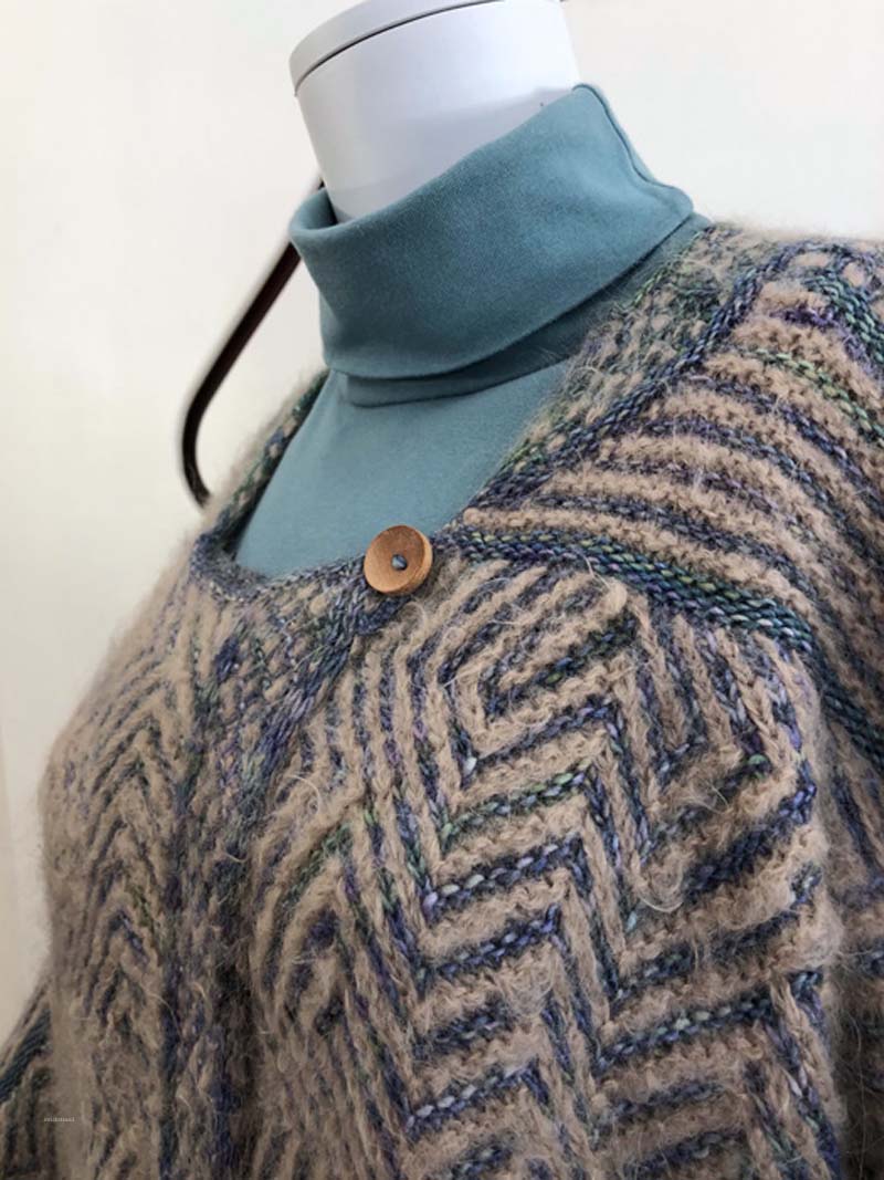 Wolle: "Brushed Suri" - Blue Sky - Fibers - Nd 3.5-8 - Alpaca/ Merino/ Bambus - Flausch - 50 g à ca 130 m – Bild 2