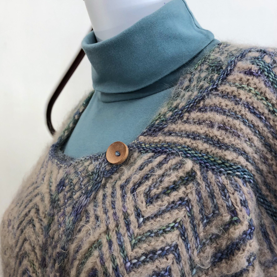 Wolle: "Brushed Suri" - Blue Sky - Fibers - Nd 3.5-8 - Alpaca/ Merino/ Bambus - Flausch - 50 g à ca 130 m – Bild 23