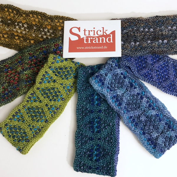 Fertiges: Stirnbänder "Auswahl verschiedene Designs"/ StrickStrandf StrickStrand - Auswahl gestrickt in verschiedenen Designs Kopfweite S-L – Bild 2